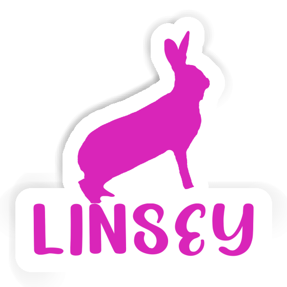 Linsey Autocollant Lapin Laptop Image