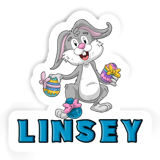 Autocollant Linsey Lapin de Pâques Gift package Image