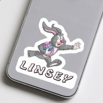 Sticker Rugby rabbit Linsey Notebook Image