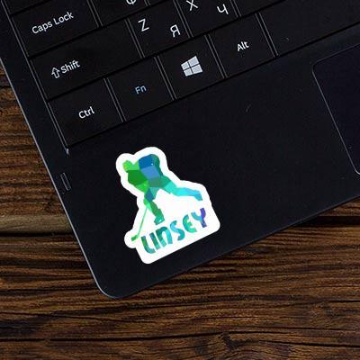 Sticker Eishockeyspieler Linsey Image