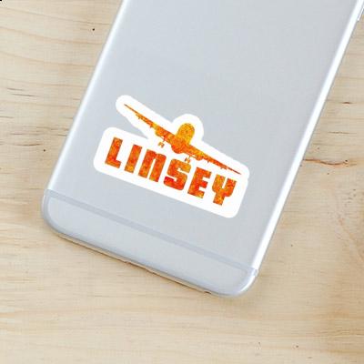 Sticker Linsey Airplane Notebook Sticker Linsey Airplane Gift package Image