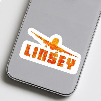 Sticker Linsey Airplane Notebook Sticker Linsey Airplane Gift package Image