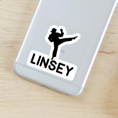 Linsey Autocollant Karatéka Laptop Image