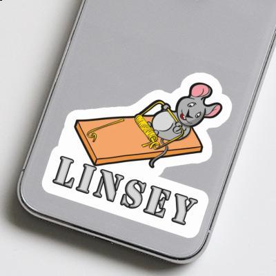 Sticker Fitness-Maus Linsey Notebook Image