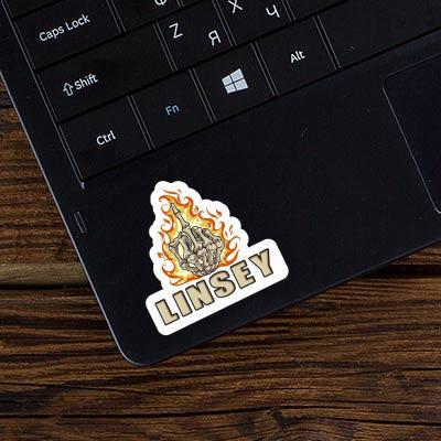 Sticker Linsey Mittelfinger Gift package Image