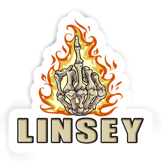 Sticker Middlefinger Linsey Laptop Image