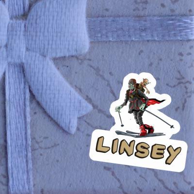 Linsey Aufkleber Telemarker Notebook Image