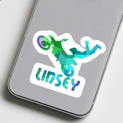 Linsey Sticker Motocross-Fahrer Gift package Image