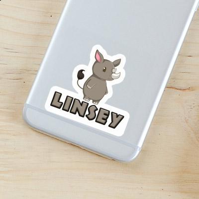 Linsey Sticker Rhinoceros Laptop Image