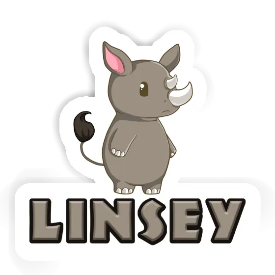 Linsey Sticker Rhinoceros Gift package Image