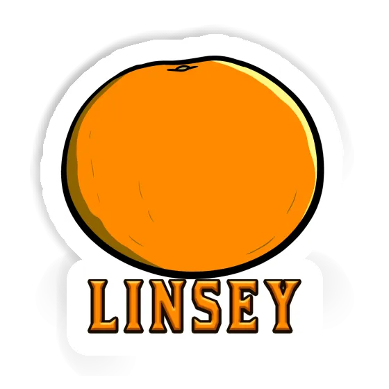 Sticker Linsey Orange Notebook Image
