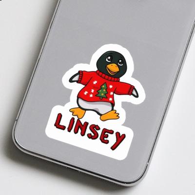 Autocollant Linsey Pingouin de Noël Laptop Autocollant Linsey Pingouin de Noël Laptop Image