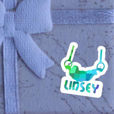 Linsey Autocollant Gymnaste aux anneaux Notebook Image
