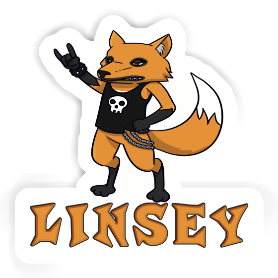 Renard Autocollant Linsey Laptop Image