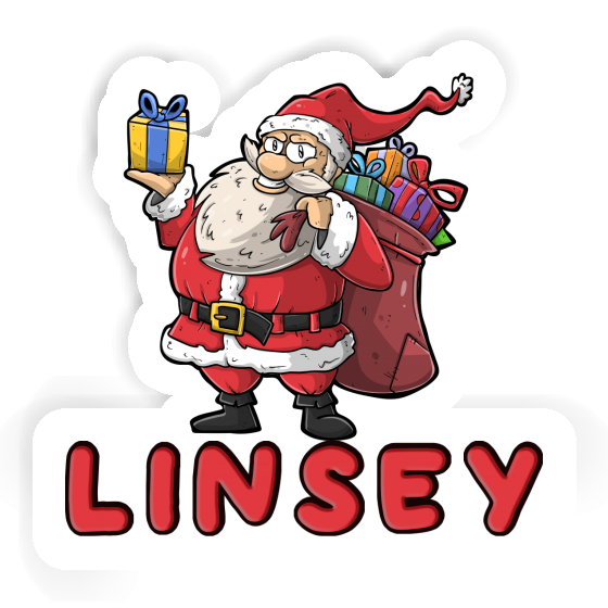 Weihnachtsmann Aufkleber Linsey Notebook Weihnachtsmann Aufkleber Linsey Gift package Image