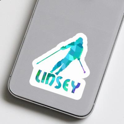 Aufkleber Skifahrerin Linsey Laptop Aufkleber Skifahrerin Linsey Laptop Image