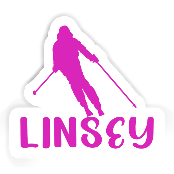 Skieuse Autocollant Linsey Skieuse Autocollant Linsey Image
