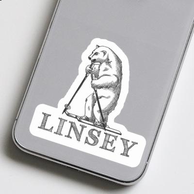 Linsey Autocollant Skieur Notebook Linsey Autocollant Skieur Gift package Image