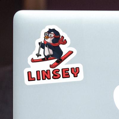 Autocollant Linsey Skieuse Autocollant Linsey Skieuse Image