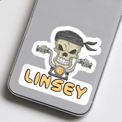 Autocollant Motard Linsey Image