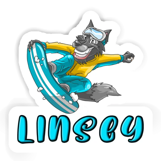 Aufkleber Linsey Boarder Laptop Image