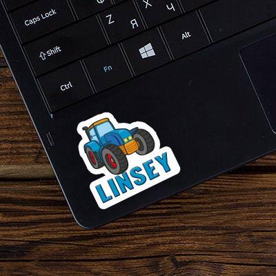 Tractor Sticker Linsey Notebook Image