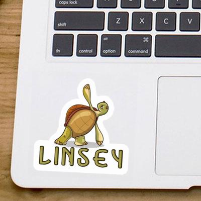 Autocollant Tortue yoga Linsey Autocollant Tortue yoga Linsey Image