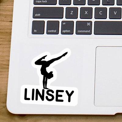 Linsey Sticker Yoga-Frau Gift package Image
