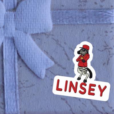 Linsey Sticker Zebra Linsey Sticker Zebra Image