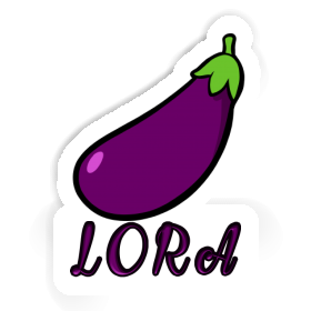 Sticker Lora Aubergine Image