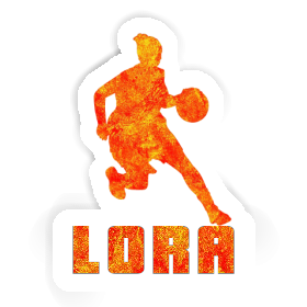 Lora Sticker Basketball Player Image