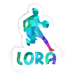 Sticker Lora Basketball Player Image