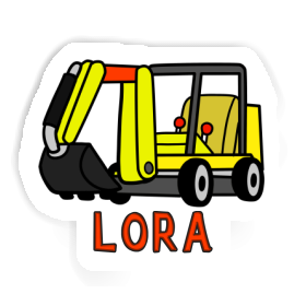 Sticker Mini-Excavator Lora Image