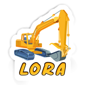 Sticker Excavator Lora Image