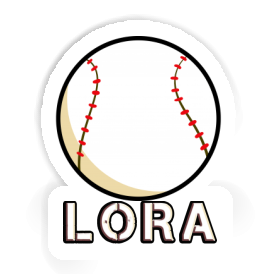 Lora Sticker Baseball Image