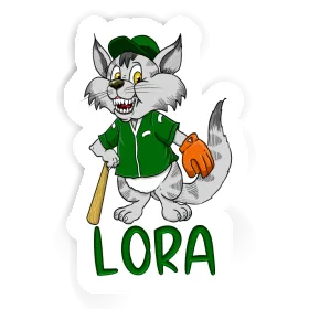 Sticker Lora Cat Image