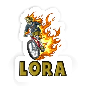 Sticker Freeride Biker Lora Image