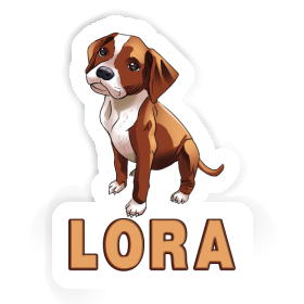 Boxer Sticker Lora Image