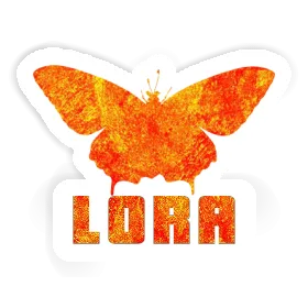 Sticker Lora Butterfly Image