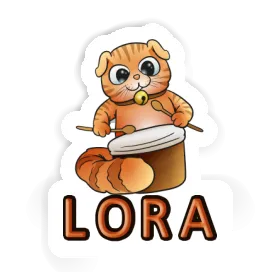 Drummer Sticker Lora Image