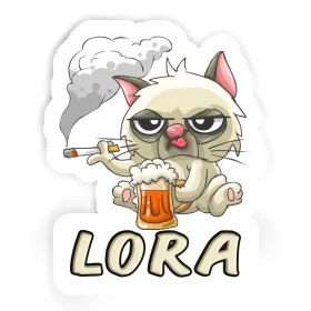 Bad Cat Sticker Lora Image