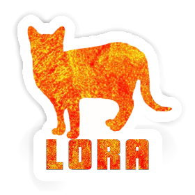 Lora Sticker Cat Image