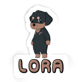 Rottweiler Sticker Lora Image