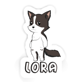 Sticker Border Collie Lora Image