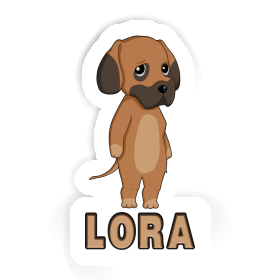 Sticker Deutsche Dogge Lora Image