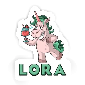 Lora Sticker Party Unicorn Image