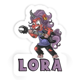 Sticker Lora Rocking Unicorn Image