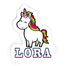 Lora Sticker Unicorn Image