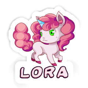 Lora Sticker Unicorn Image