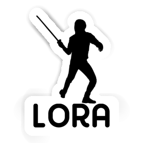 Lora Sticker Fencer Image